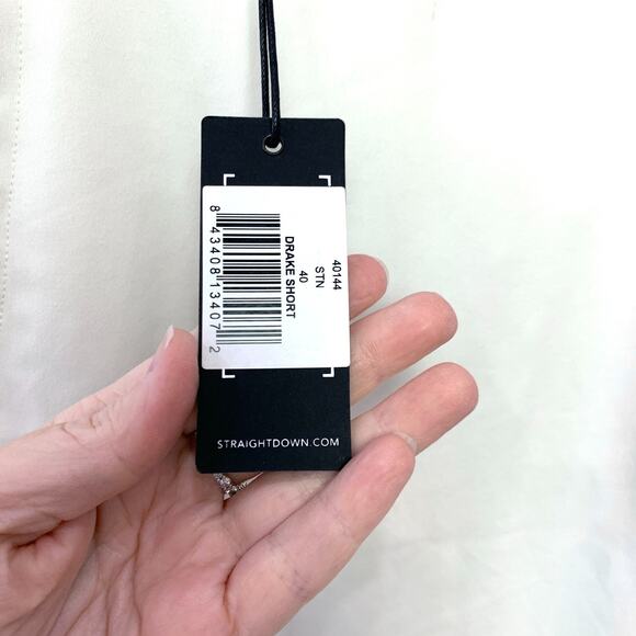 Straight Down Off White Beige Regular Fit Golf Shorts Mens Size 40 NWT - Picture 3 of 5